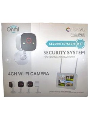 Apronx BSM400 4 Kanal Nvr + 3mp 4 Kamera Full Color Mik. + 10" LCD Wifi Set