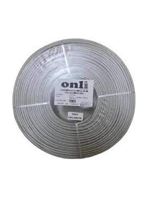 Onli 2+1 Pe 1x0,50 Mini Coax 2X0,50MM 500 Metre Dış Ortam Cca Kamera Kablosu