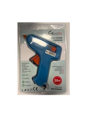 Ahis Bafix Mum Silikon Tabancası Mavi 20W