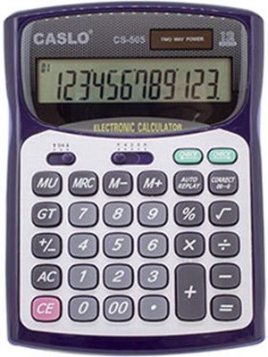 Csl CS-505 12 Hane Masa Tipi Işlem Kontrollü Su Geçirmez Hesap Makinesi