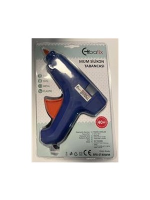 Ahis Bafix Mum Silikon Tabancası Mavi 40W