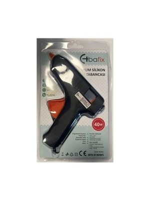 Ahis Bafix Mum Silikon Tabancası Siyah 40W