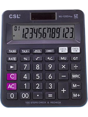 Csl RZ-816 12 Hane Masa Tipi Renkli Hesap Makinesi