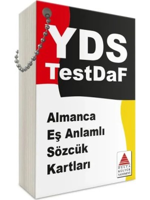 Delta Kültür Almanca Eşanlamlı Sözcük Kartları / Yds Testdaf