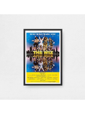 The Wiz Film Posteri Çerçeveli Tablo Sinema Odası Duvar Dekoru