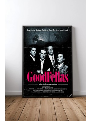 Goodfellas Filmi Çerçeveli Tablo Poster Salon Duvar Dekoru Hediye