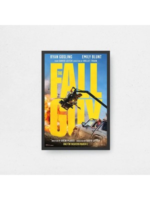 The Fall Guy Film Posteri Çerçeveli Tablo Sinema Odası Duvar Dekoru