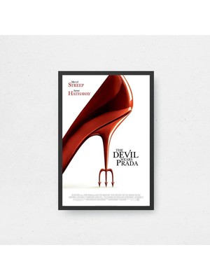 The Devil Wears Prada Film Posteri Çerçeveli Tablo Sinema Odası Duvar Dekoru