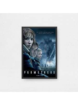 Prometheus Film Posteri Çerçeveli Tablo Sinema Odası Duvar Dekoru