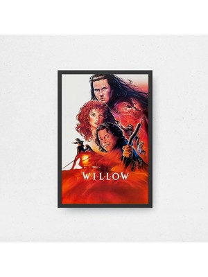 Willow Tasarım 2 Film Posteri Çerçeveli Tablo Sinema Odası Duvar Dekoru