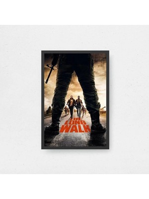 The Long Walk Tasarım 3 Film Posteri Çerçeveli Tablo Sinema Odası Duvar Dekoru