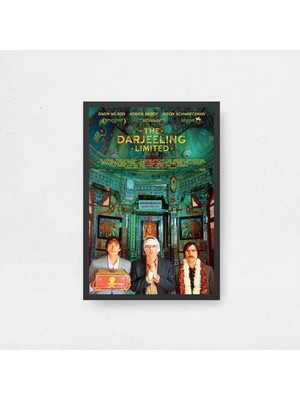 The Darjeeling Limited Film Posteri Çerçeveli Tablo Sinema Odası Duvar Dekoru