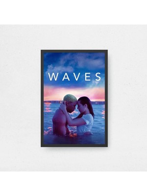 Waves Film Posteri Çerçeveli Tablo Sinema Odası Duvar Dekoru