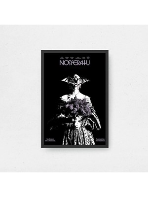 Nosferatu Film Posteri Çerçeveli Tablo Sinema Odası Duvar Dekoru