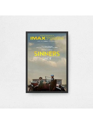 Sinners Tasarım 3 Film Posteri Çerçeveli Tablo Sinema Odası Duvar Dekoru