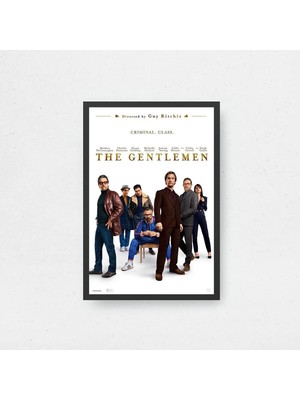 The Gentlemen Tasarım 2 Film Posteri Çerçeveli Tablo Sinema Odası Duvar Dekoru