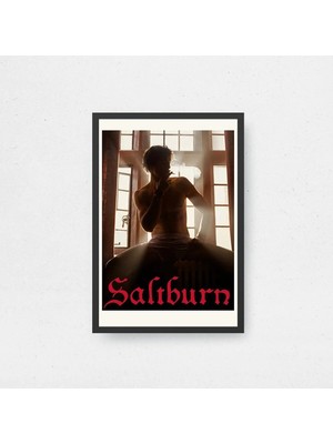 Saltburn Tasarım 2 Film Posteri Çerçeveli Tablo Sinema Odası Duvar Dekoru