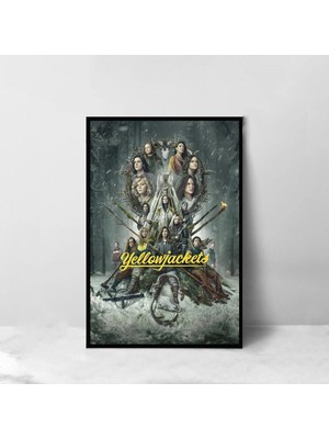 Yellowjackets Film Posteri Çerçeveli Tablo Sinema Odası Duvar Dekoru
