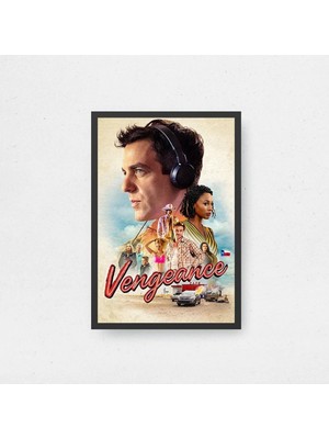 Vengeance Film Posteri Çerçeveli Tablo Sinema Odası Duvar Dekoru