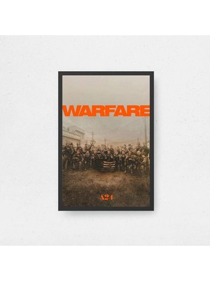 Warfare Tasarım 4 Film Posteri Çerçeveli Tablo Sinema Odası Duvar Dekoru