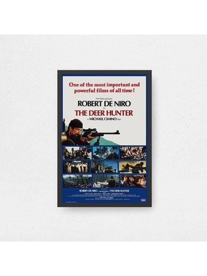 The Deer Hunter Film Posteri Çerçeveli Tablo Sinema Odası Duvar Dekoru