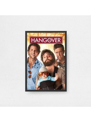 The Hangover Tasarım 2 Film Posteri Çerçeveli Tablo Sinema Odası Duvar Dekoru