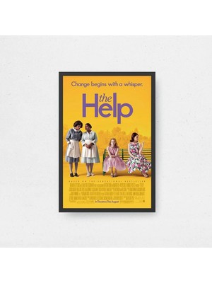 The Help Film Posteri Çerçeveli Tablo Sinema Odası Duvar Dekoru