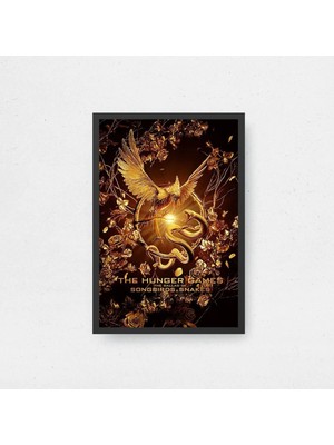 The Hunger Games The Ballad Of Songbirds & Film Posteri Çerçeveli Tablo Sinema Odası Duvar Dekoru