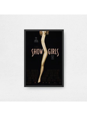 Showgirls Film Posteri Çerçeveli Tablo Sinema Odası Duvar Dekoru
