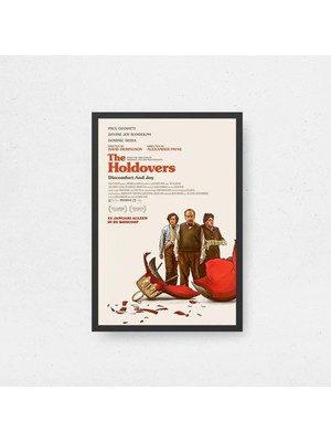The Holdovers Tasarım 2 Film Posteri Çerçeveli Tablo Sinema Odası Duvar Dekoru