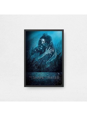 The Shape Of Water Tasarım 2 Film Posteri Çerçeveli Tablo Sinema Odası Duvar Dekoru