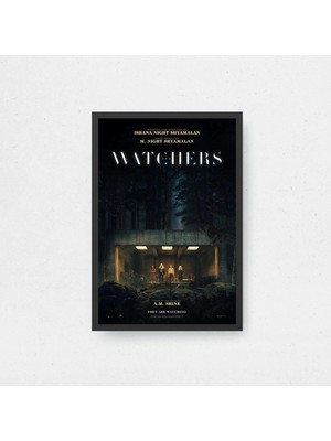 The Watchers Film Posteri Çerçeveli Tablo Sinema Odası Duvar Dekoru