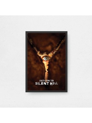 Return To Silent Hill Film Posteri Çerçeveli Tablo Sinema Odası Duvar Dekoru