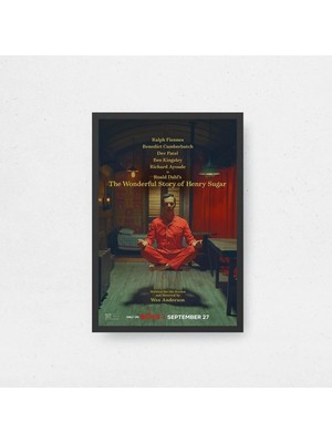 The Wonderful Story Of Henry Sugar Film Posteri Çerçeveli Tablo Sinema Odası Duvar Dekoru
