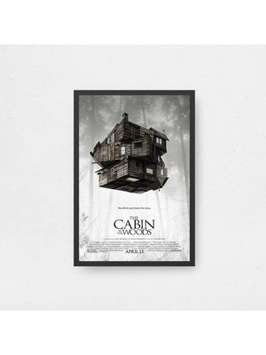 The Cabin In The Woods Film Posteri Çerçeveli Tablo Sinema Odası Duvar Dekoru