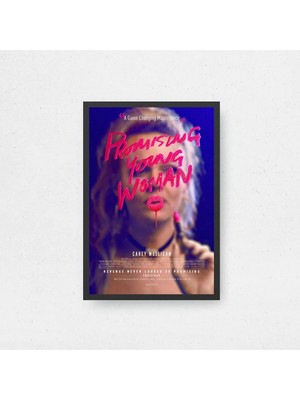 Promising Young Woman Film Posteri Çerçeveli Tablo Sinema Odası Duvar Dekoru
