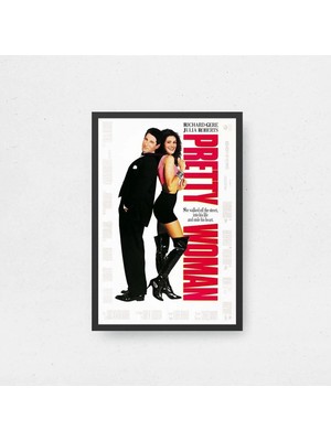 Pretty Woman Film Posteri Çerçeveli Tablo Sinema Odası Duvar Dekoru