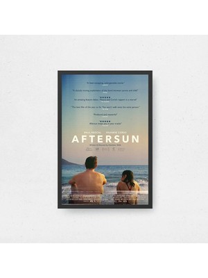 Aftersun Film Posteri Çerçeveli Tablo Sinema Odası Duvar Dekoru