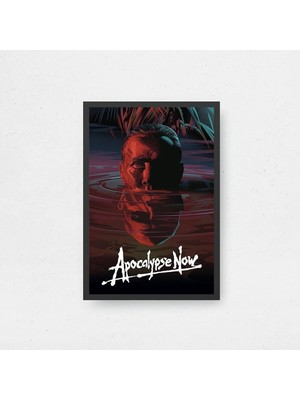 Apocalypse Now Tasarım 3 Film Posteri Çerçeveli Tablo Sinema Odası Duvar Dekoru
