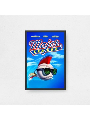 Major League Film Posteri Çerçeveli Tablo Sinema Odası Duvar Dekoru