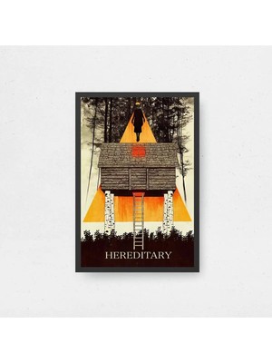Hereditary Tasarım 3 Film Posteri Çerçeveli Tablo Sinema Odası Duvar Dekoru