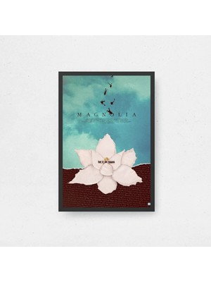 Magnolia Tasarım 2 Film Posteri Çerçeveli Tablo Sinema Odası Duvar Dekoru