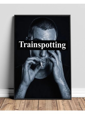Trainspotting Tasarım 3 Film Posteri Çerçeveli Tablo Sinema Odası Duvar Dekoru