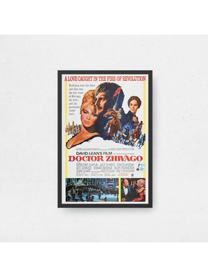 Doctor Zhivago Film Posteri Çerçeveli Tablo Sinema Odası Duvar Dekoru