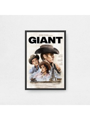 Giant Film Posteri Çerçeveli Tablo Sinema Odası Duvar Dekoru