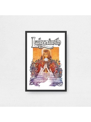 Labyrinth Tasarım 2 Film Posteri Çerçeveli Tablo Sinema Odası Duvar Dekoru