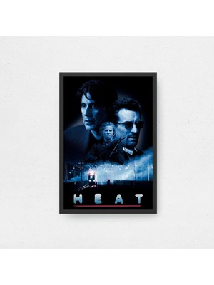 Heat Tasarım 2 Film Posteri Çerçeveli Tablo Sinema Odası Duvar Dekoru