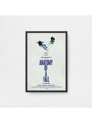 Anatomy Of A Fall Film Posteri Çerçeveli Tablo Sinema Odası Duvar Dekoru