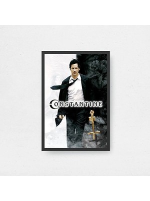 Constantine Film Posteri Çerçeveli Tablo Sinema Odası Duvar Dekoru