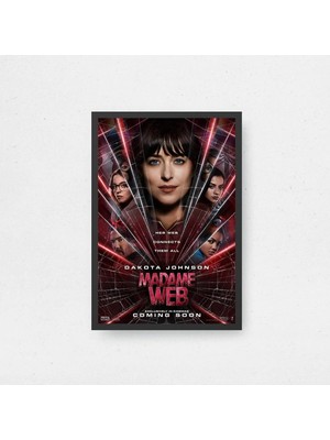 Madame Web Film Posteri Çerçeveli Tablo Sinema Odası Duvar Dekoru